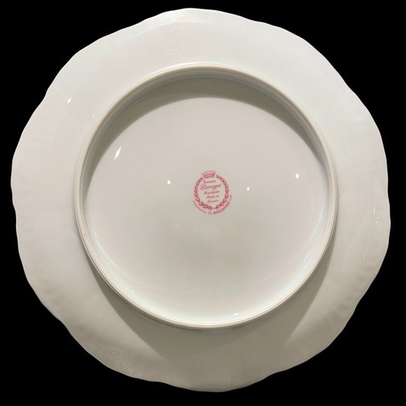 Vintage Limoges Decorative Collector Scalloped Plate, Made in France - Picture 2 of 2